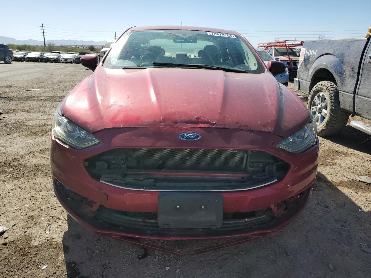 2018 Ford Fusion VIN 3FA6P0LU8JR221826 Copart auction photo, all over damage thumbnail 5