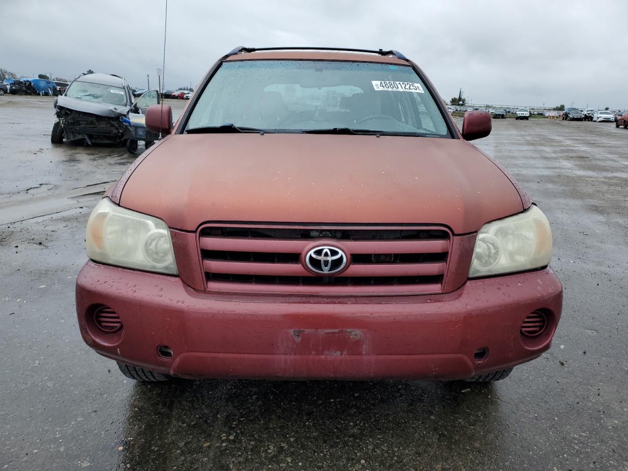 2005 Toyota Highlander VIN JTEGD21A850120542 Copart auction photo, rear end / side damage thumbnail 5