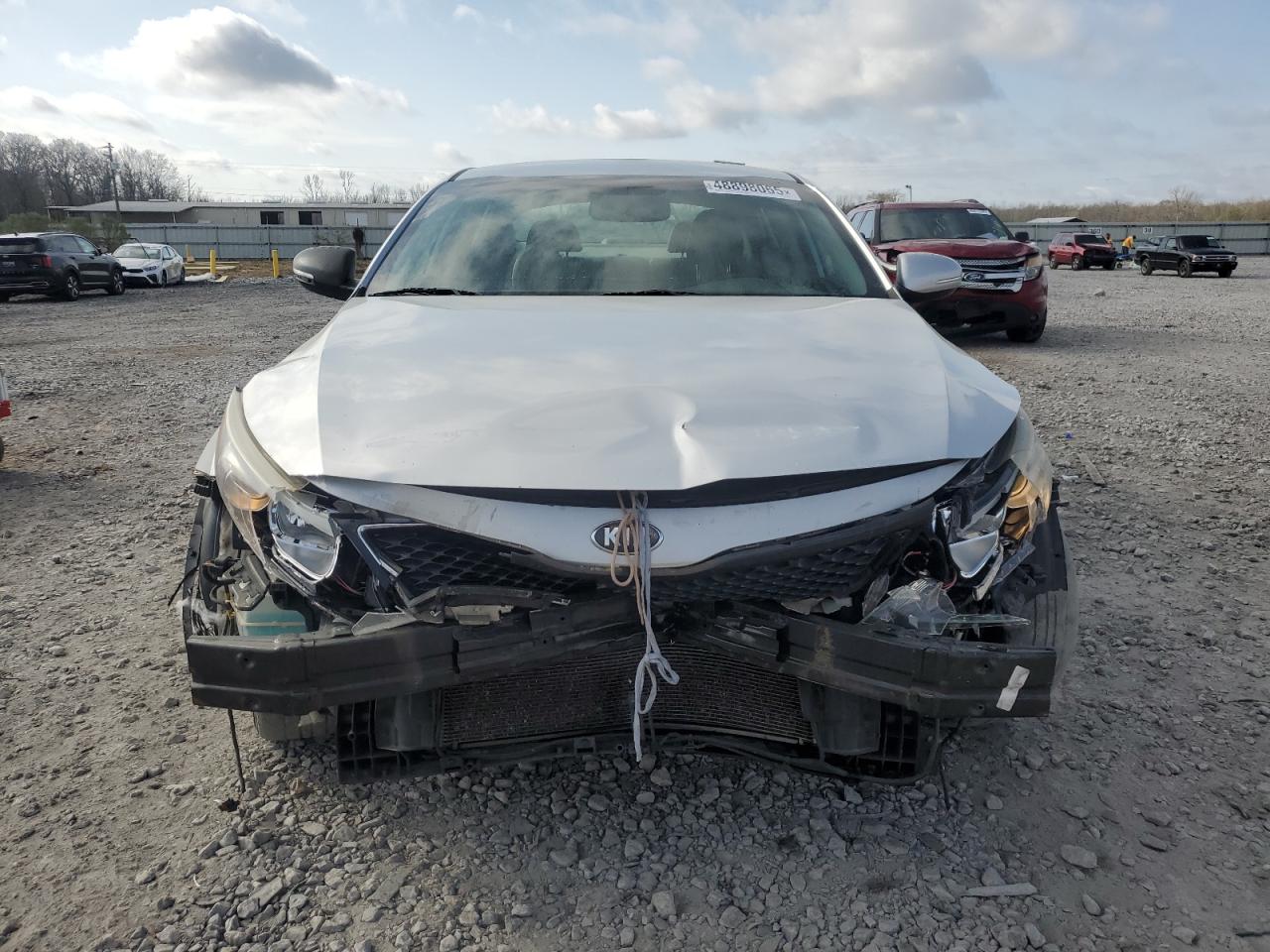 2014 KIA Optima VIN 5XXGN4A78EG344992 Copart auction photo, front end damage thumbnail 5