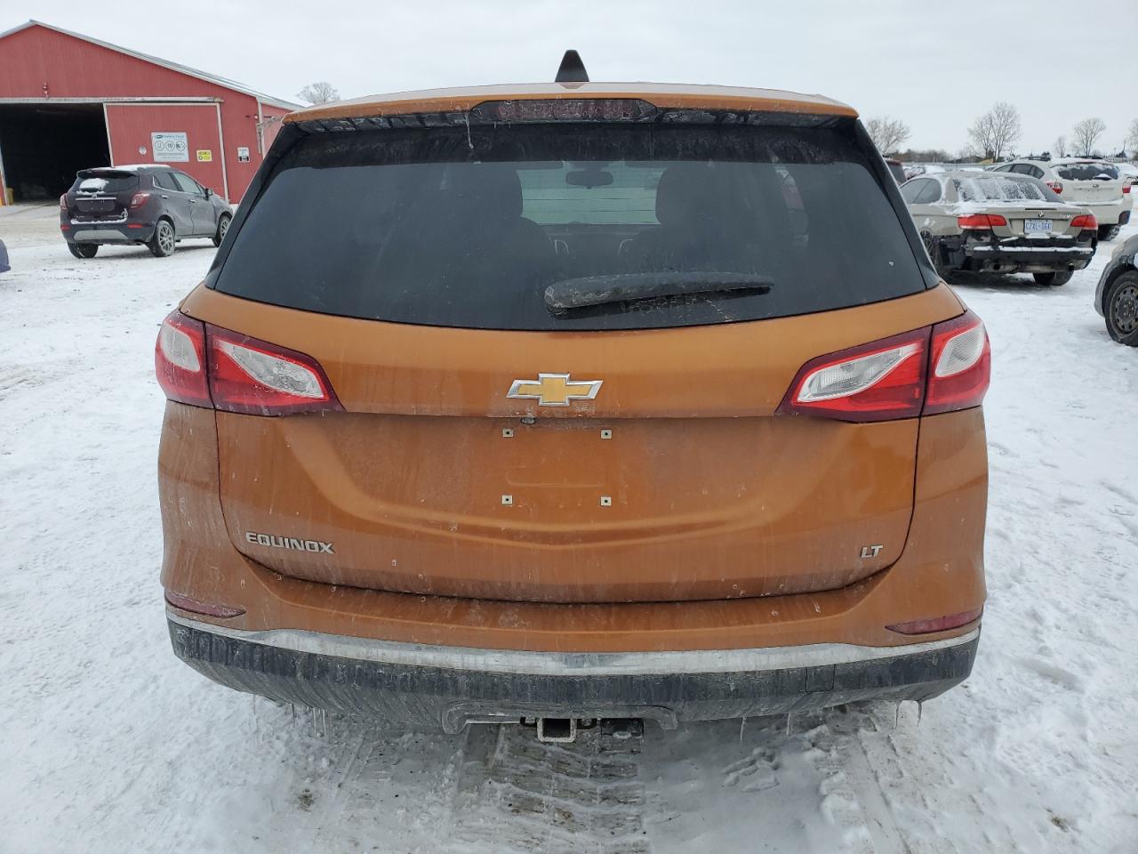 2018 Chevrolet Equinox VIN 2GNAXJEV2J6208066 Copart auction photo, rear end / side damage thumbnail 6