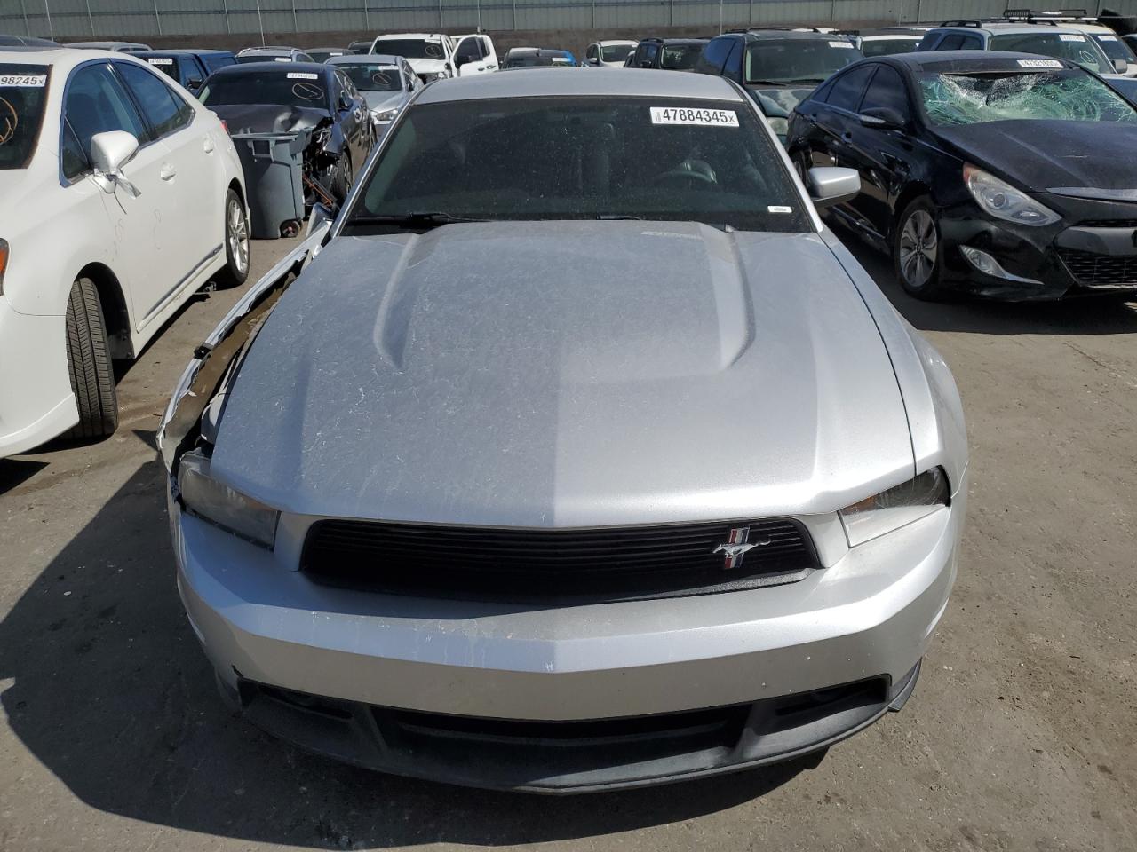 2012 Ford Mustang VIN 1ZVBP8CF3C5265034 Copart auction photo, front end / side damage thumbnail 5