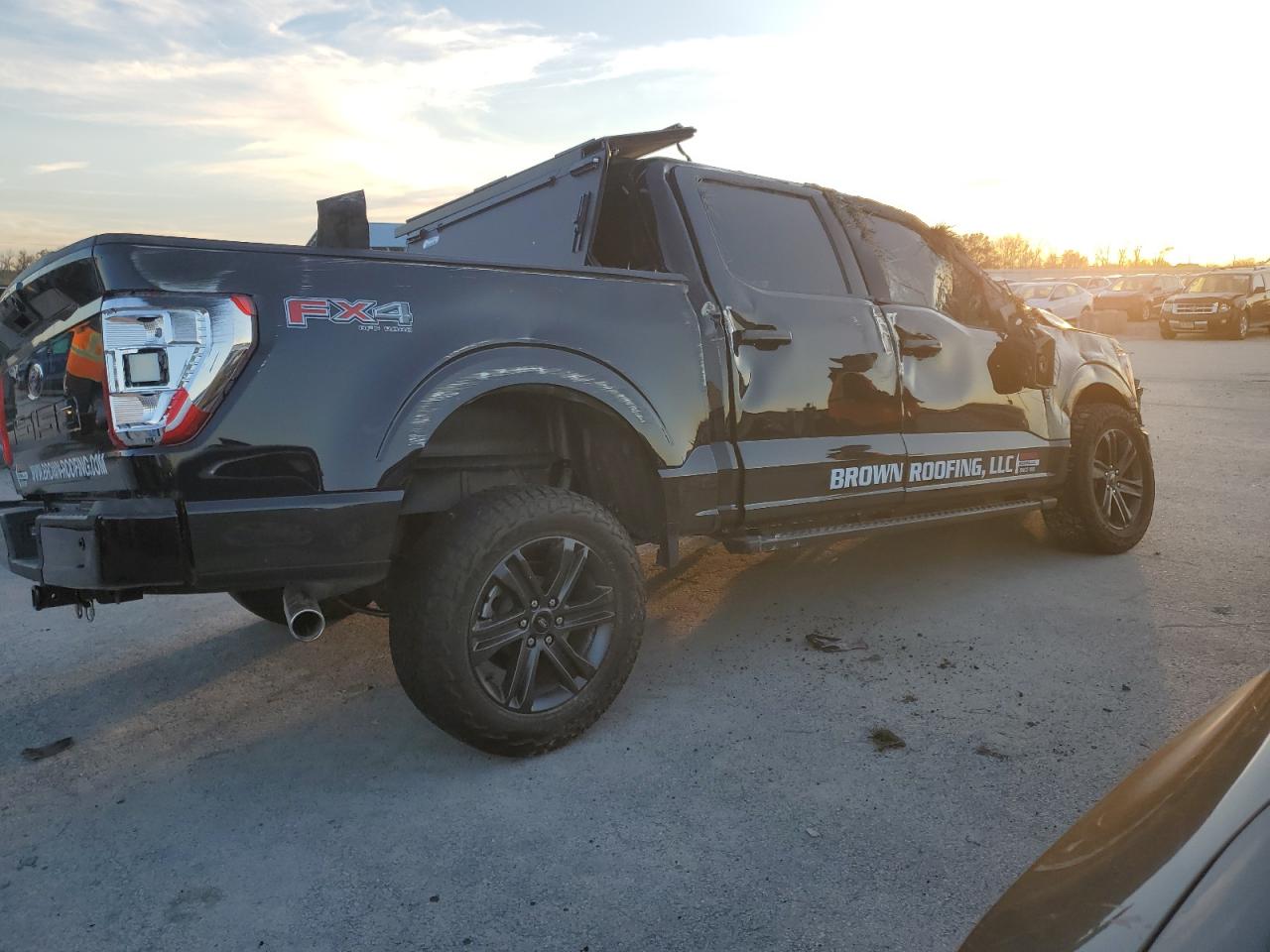 2023 Ford F-150 VIN 1FTFW1E88PFD19859 Copart auction photo, rollover damage thumbnail 3