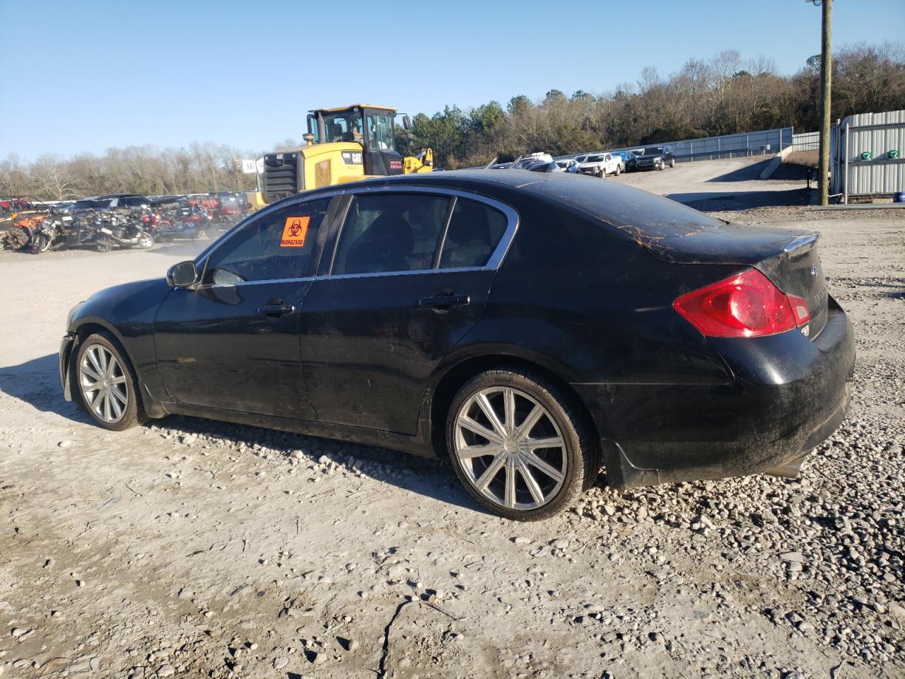 2008 Infiniti G VIN JNKBV61E98M201843 Copart auction photo, front end damage thumbnail 2
