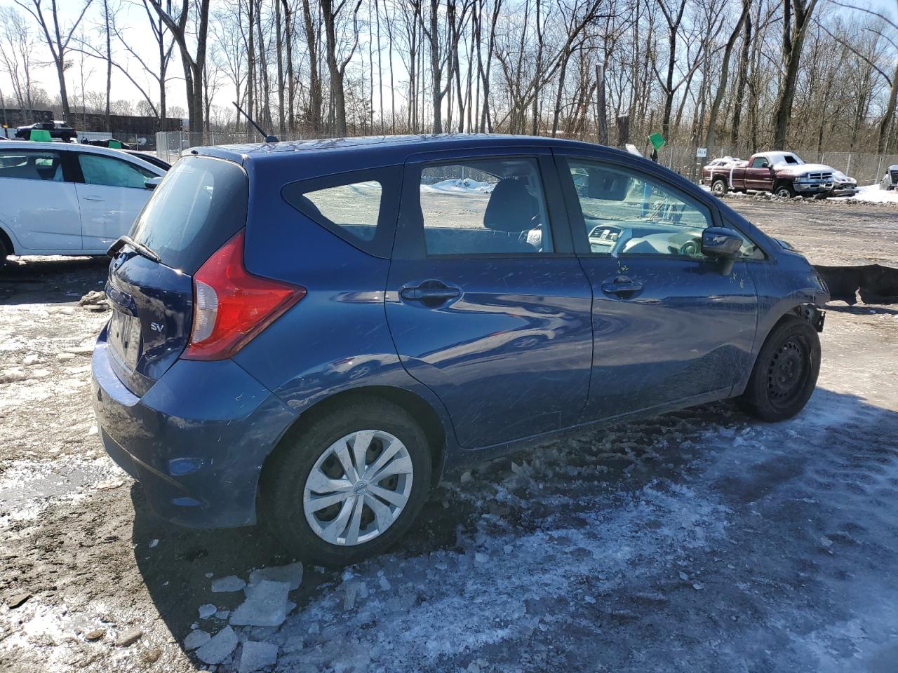 2019 Nissan Versa VIN 3N1CE2CP4KL361985 Copart auction photo, front end / rear end damage thumbnail 3