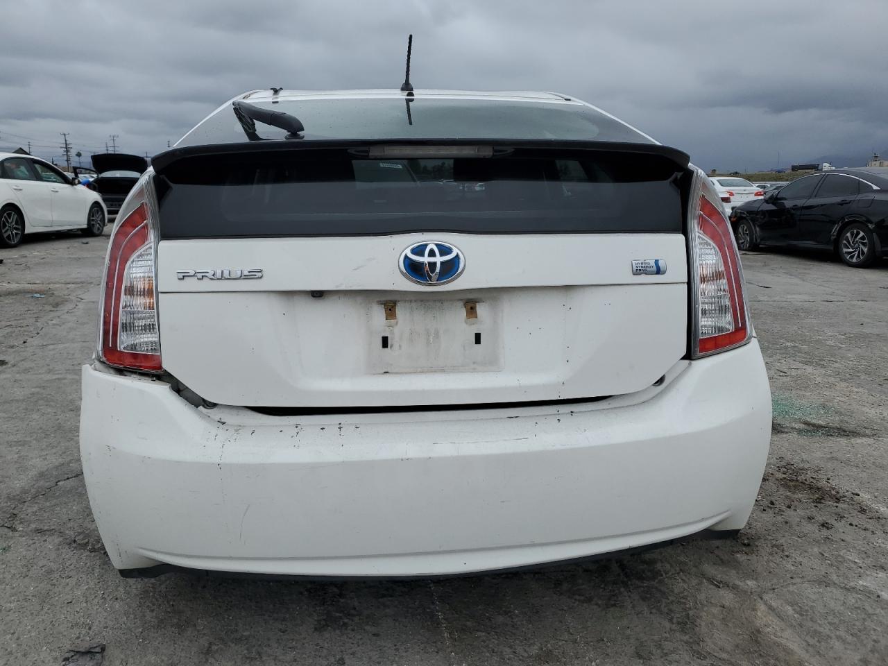 2015 Toyota Prius VIN JTDKN3DU1F1964358 Copart auction photo, rear end / side damage thumbnail 6