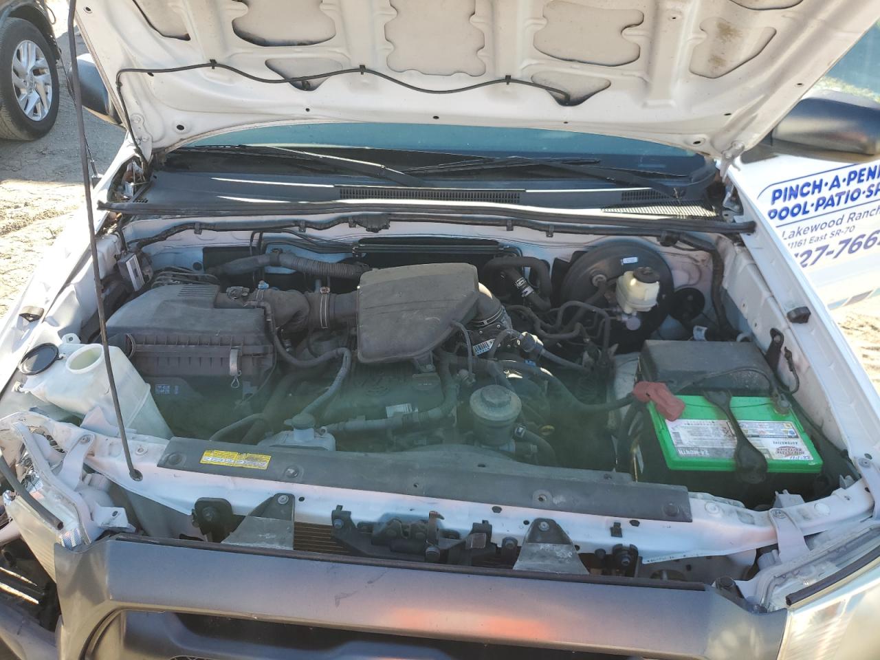 2015 Toyota Tacoma VIN 5TFTX4CN9FX065758 Copart auction photo, front end / side damage thumbnail 12
