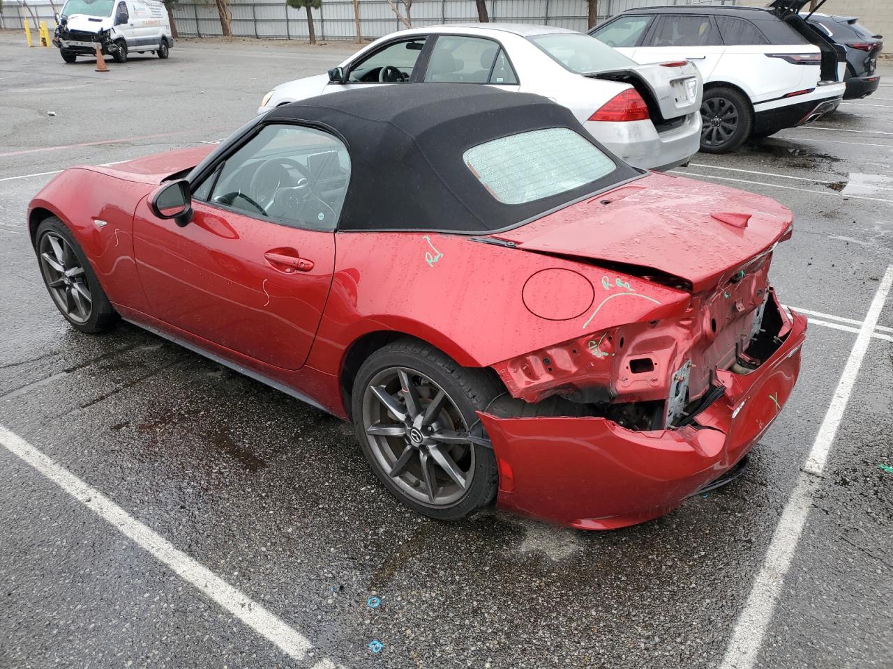 2016 Mazda MX-5 VIN JM1NDAD72G0117273 Copart auction photo, rear end damage thumbnail 2