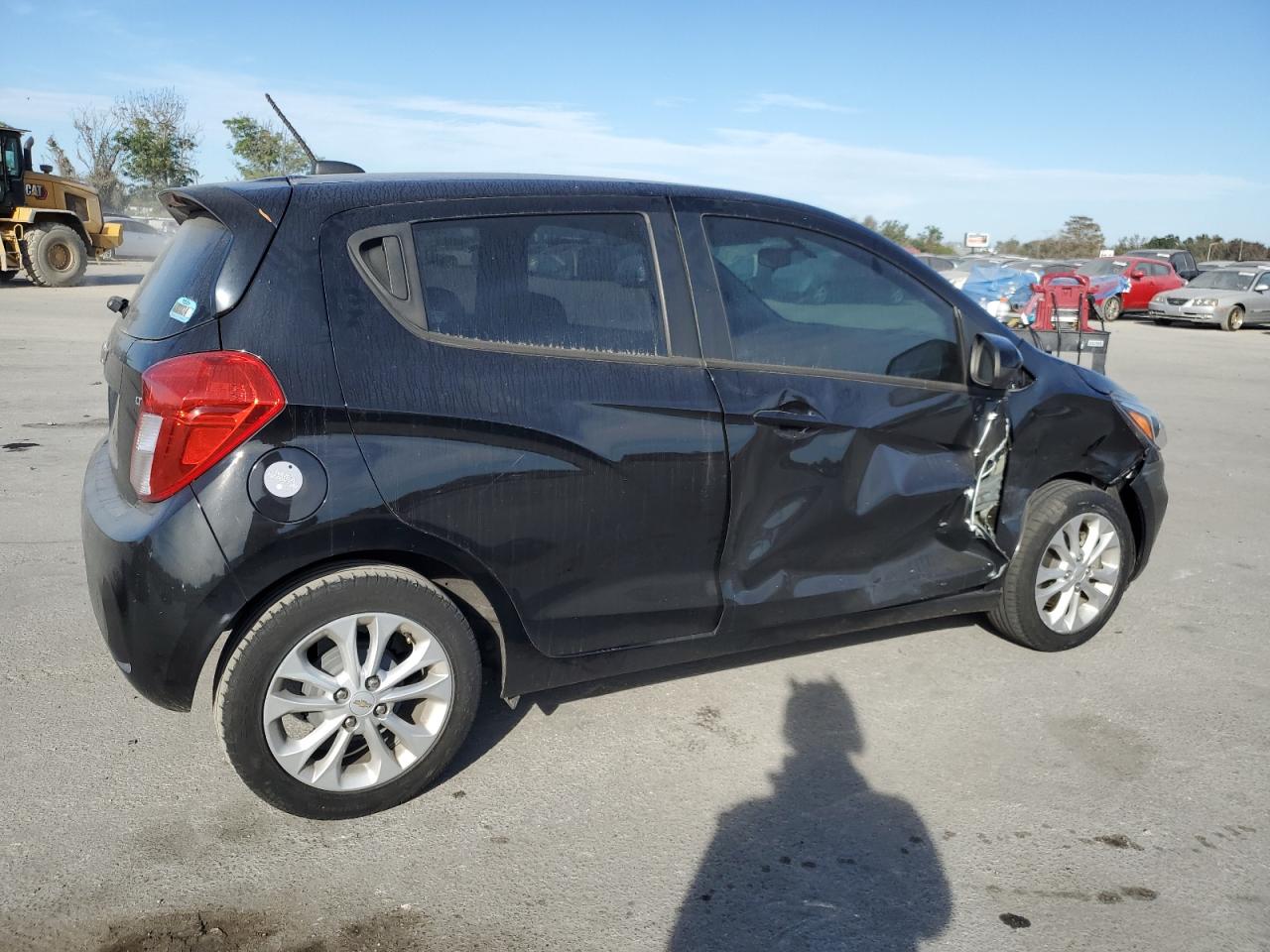 2019 Chevrolet Spark VIN KL8CD6SA0KC722170 Copart auction photo, front end / side damage thumbnail 3