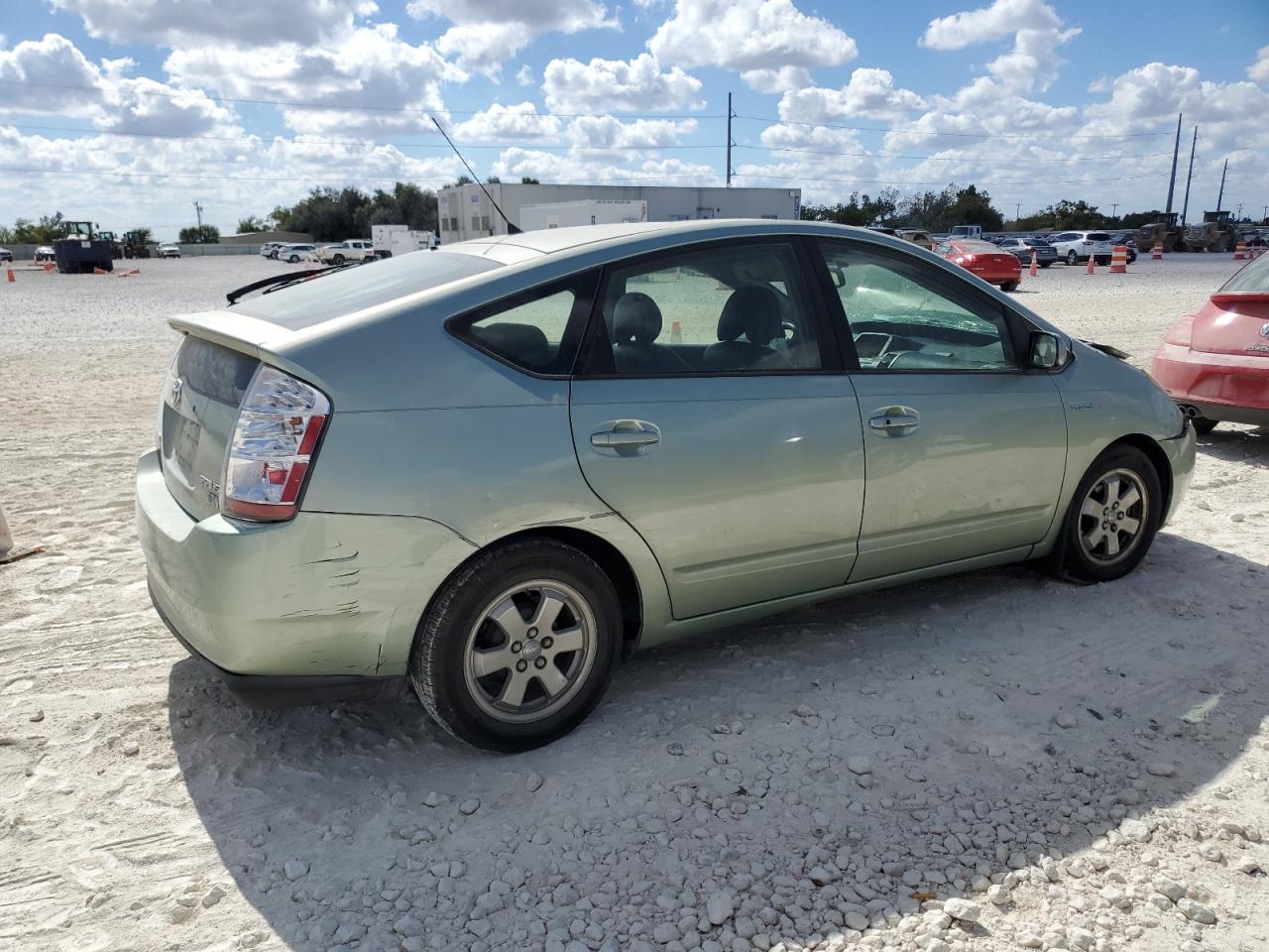 2006 Toyota Prius VIN JTDKB20U367537589 Copart auction photo, front end / side damage thumbnail 3