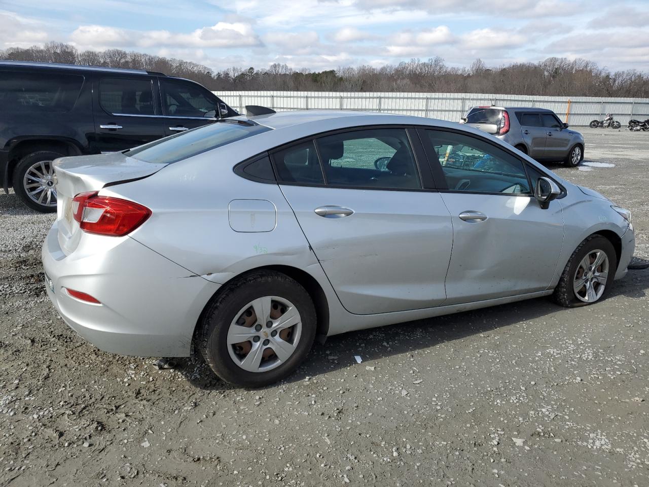 2017 Chevrolet Cruze VIN 1G1BC5SM5H7281057 Copart auction photo, all over damage thumbnail 3