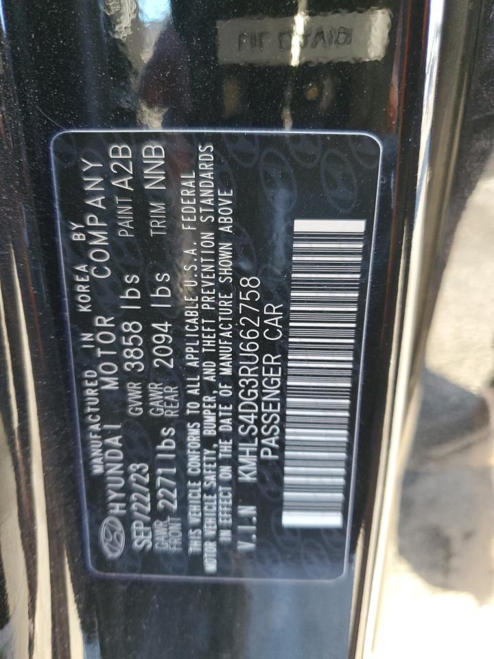 2024 Hyundai Elantra VIN KMHLS4DG3RU662758 Copart auction photo, front end / undercarriage damage thumbnail 14