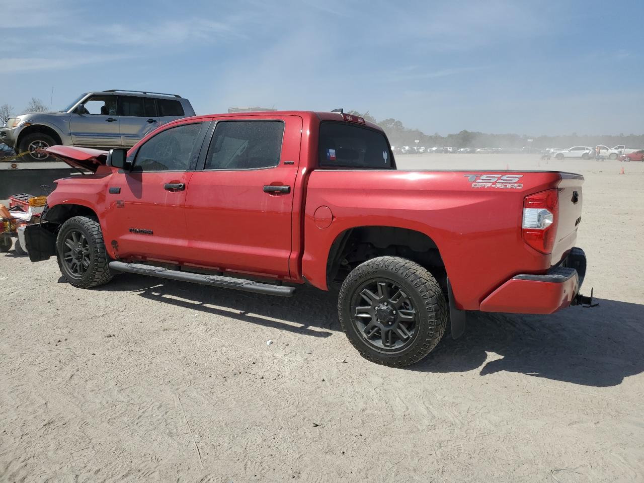 2021 Toyota Tundra VIN 5TFEY5F10MX283489 Copart auction photo, front end / undercarriage damage thumbnail 2