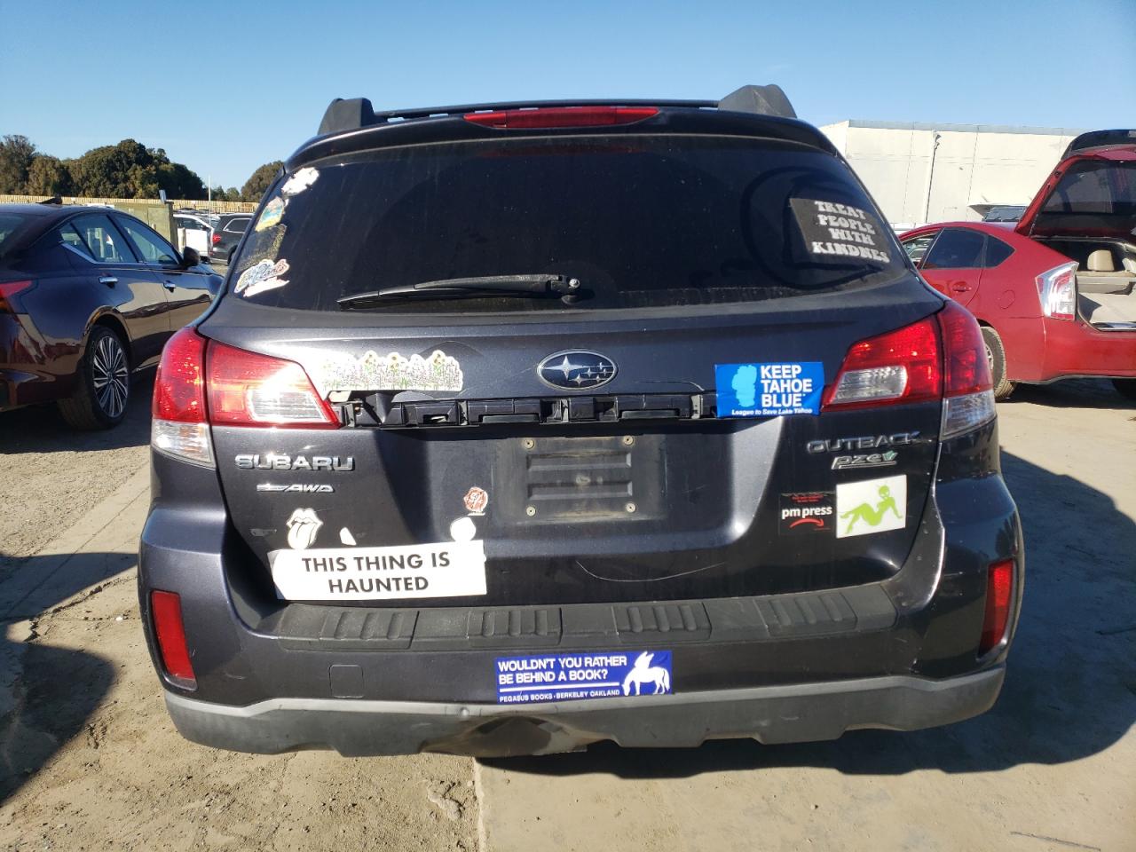 2010 Subaru Outback VIN 4S4BRBCCXA3314735 Copart auction photo, burn damage thumbnail 6