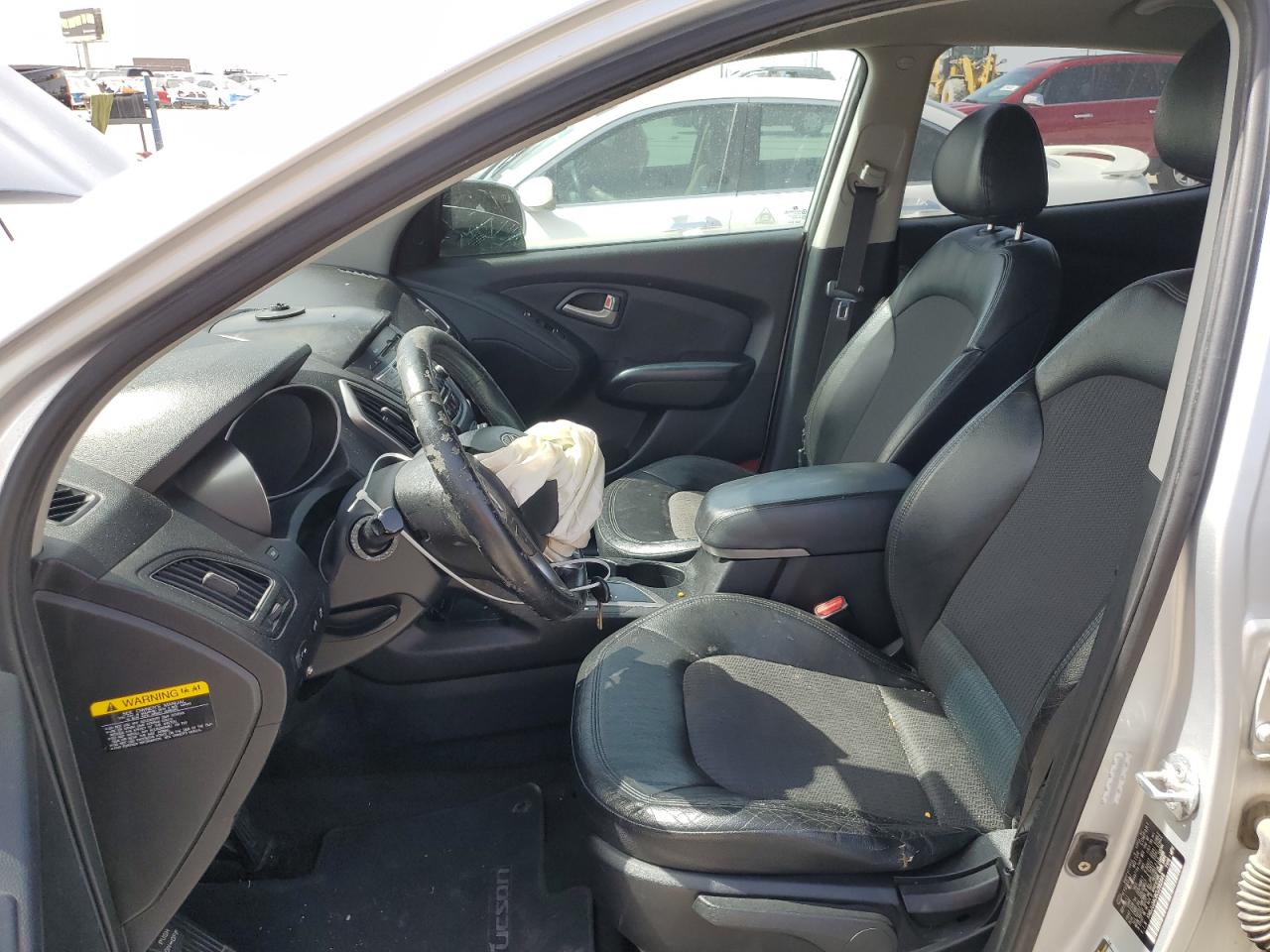 2012 Hyundai Tucson VIN KM8JU3AC8CU392849 Copart auction photo, front end / undercarriage damage thumbnail 7