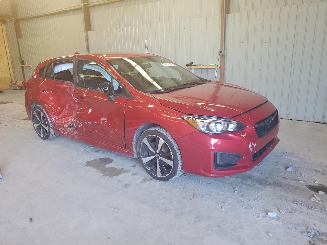 2019 Subaru Impreza VIN 4S3GTAJ68K1711862 Copart auction photo, side damage thumbnail 4