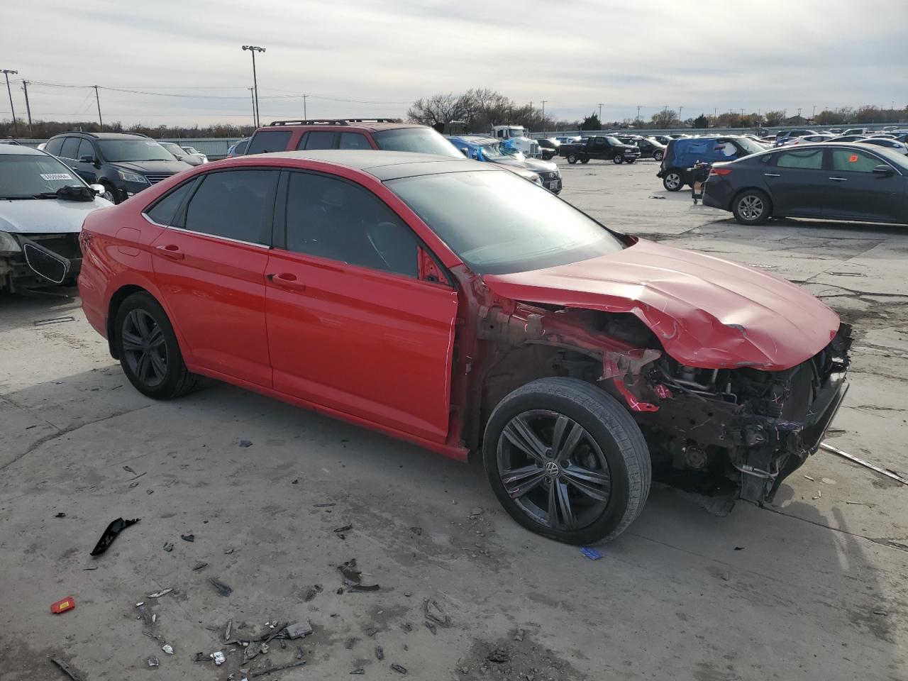 2019 Volkswagen Jetta VIN 3VWC57BU4KM102745 Copart auction photo, front end damage thumbnail 4