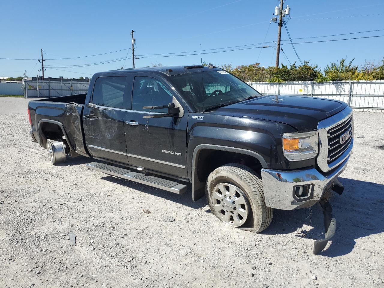 2015 GMC Sierra VIN 1GT12ZEG3FF129798 Copart auction photo, all over damage thumbnail 4