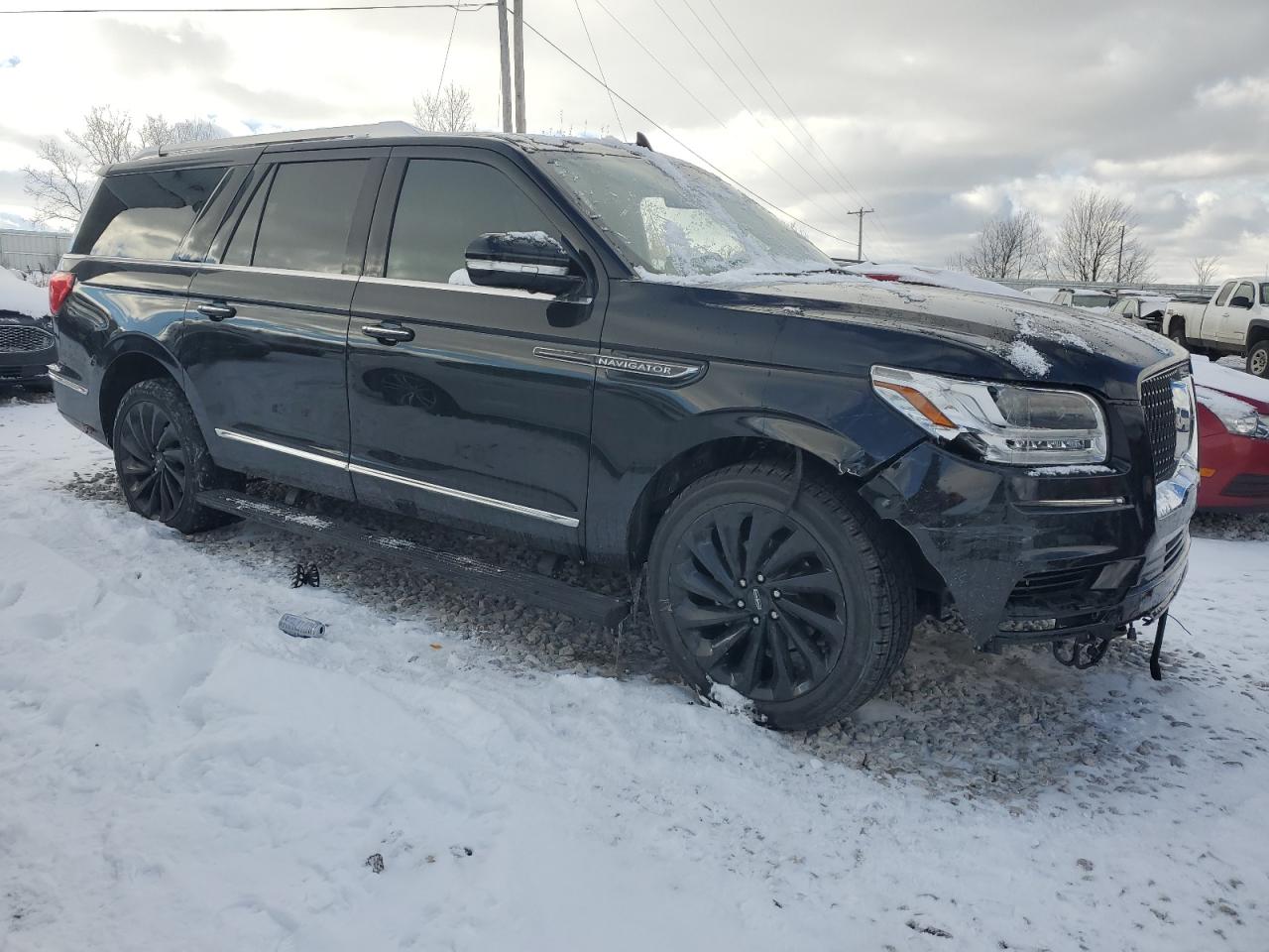 2021 Lincoln Navigator VIN 5LMJJ3LT9MEL02722 Copart auction photo, front end damage thumbnail 4