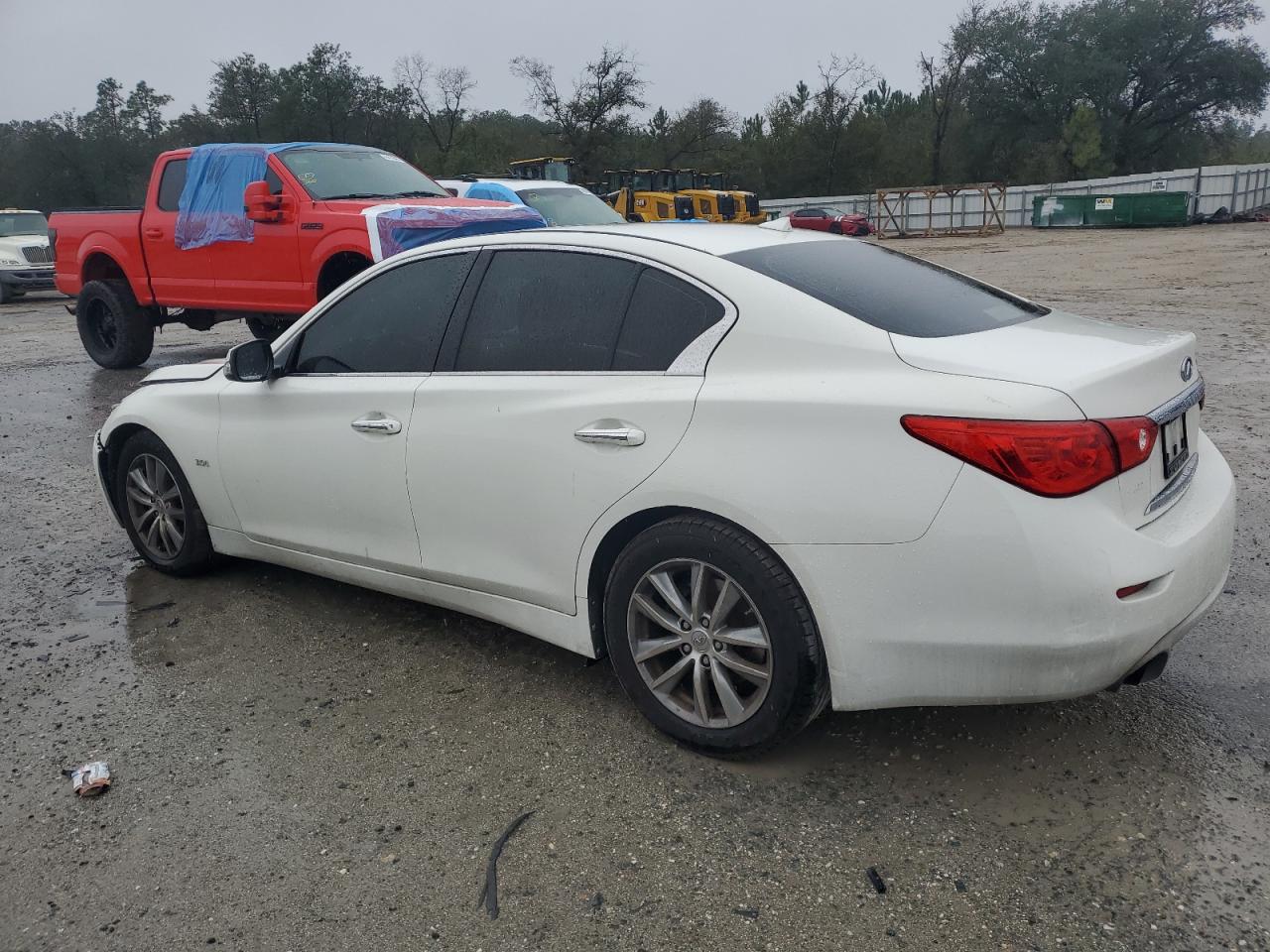 2017 Infiniti Q50 VIN JN1EV7AP5HM733938 Copart auction photo, side damage thumbnail 2