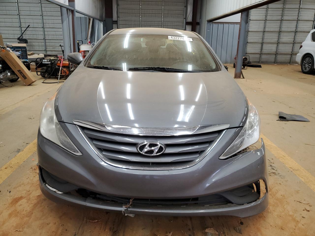 2014 Hyundai Sonata VIN 5NPEB4AC1EH816533 Copart auction photo, front end / undercarriage damage thumbnail 5