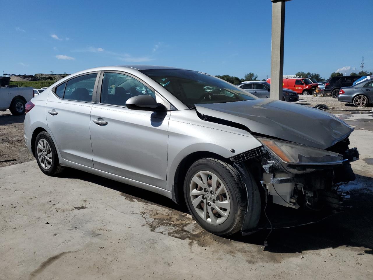 2020 Hyundai Elantra VIN KMHD74LF5LU926939 Copart auction photo, front end / rear end damage thumbnail 4