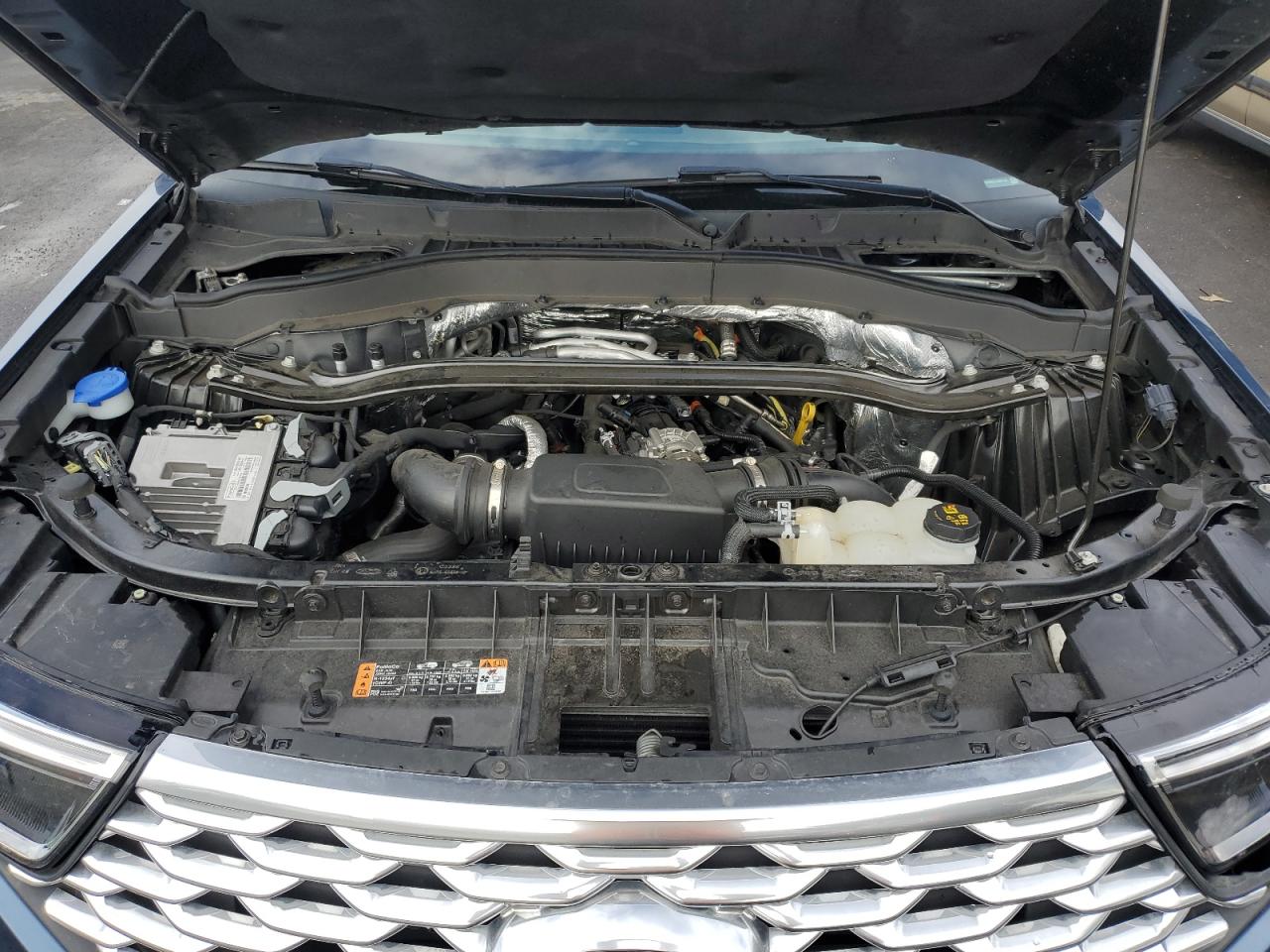 2020 Ford Explorer VIN 1FM5K8HC7LGA41147 Copart auction photo, front end / rear end damage thumbnail 12