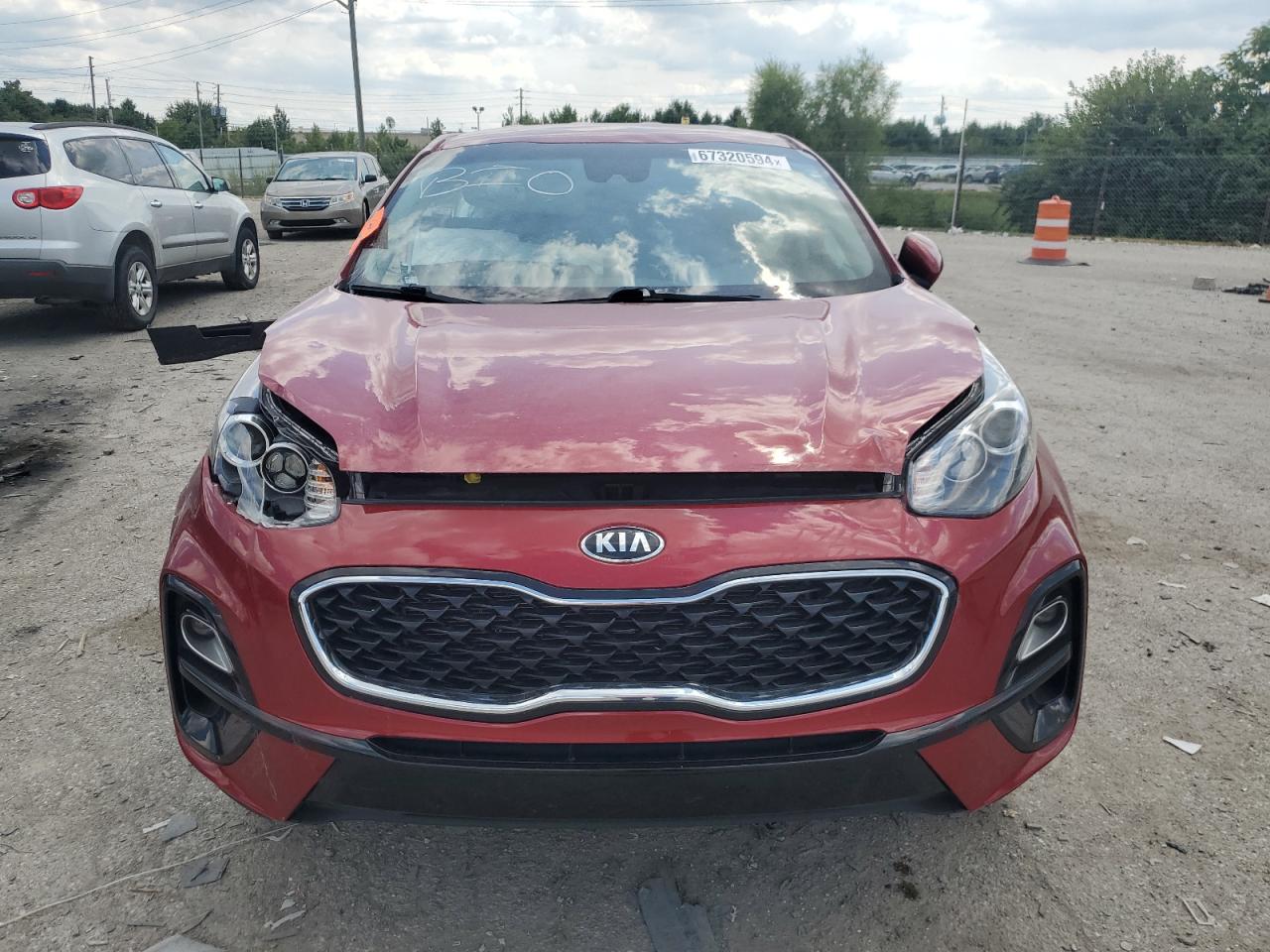 2021 KIA Sportage VIN KNDPMCAC0M7941250 Copart auction photo, rear end / mechanical damage thumbnail 5