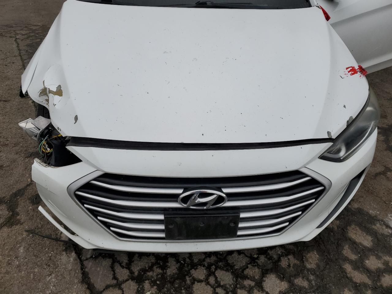2017 Hyundai Elantra VIN 5NPD74LFXHH166481 Copart auction photo, front end damage thumbnail 13