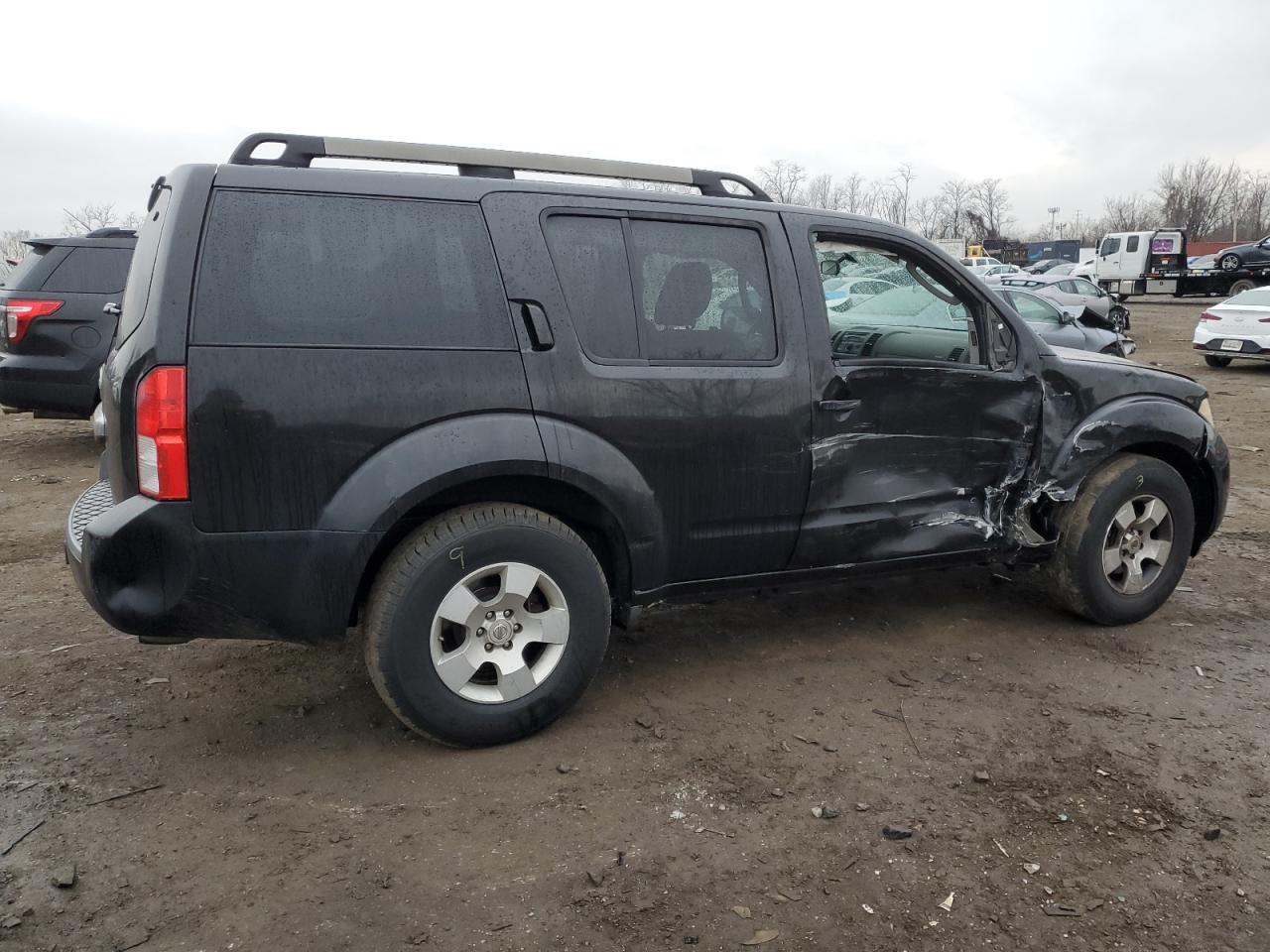 2011 Nissan Pathfinder VIN 5N1AR1NBXBC612505 Copart auction photo, side damage thumbnail 3