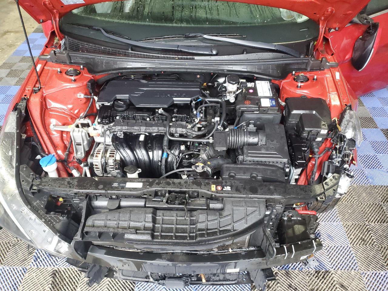 2021 Hyundai Elantra VIN KMHLN4AG2MU100791 Copart auction photo, all over damage thumbnail 11