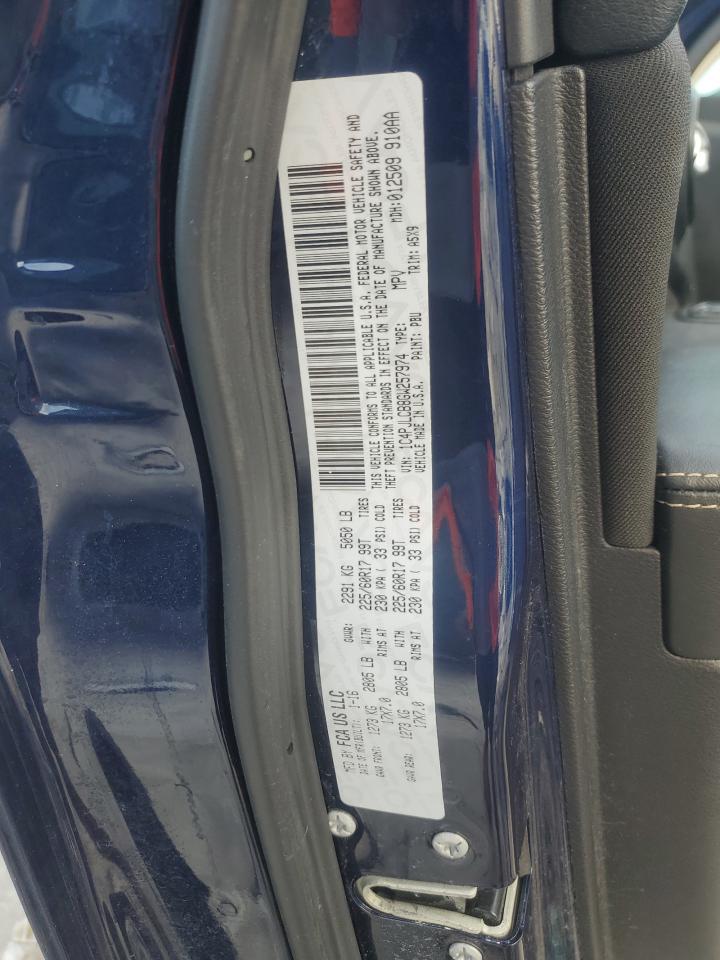 2016 Jeep Grand Cherokee VIN 1C4PJLCB8GW257974 Copart auction photo, front end damage thumbnail 13