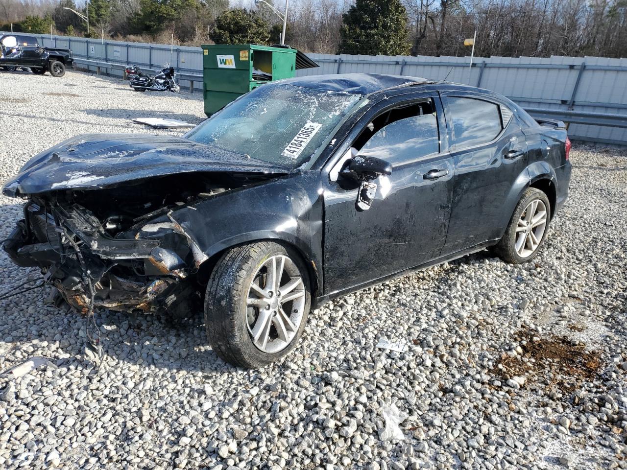 2013 Dodge Avenger VIN 1C3CDZCG4DN552452