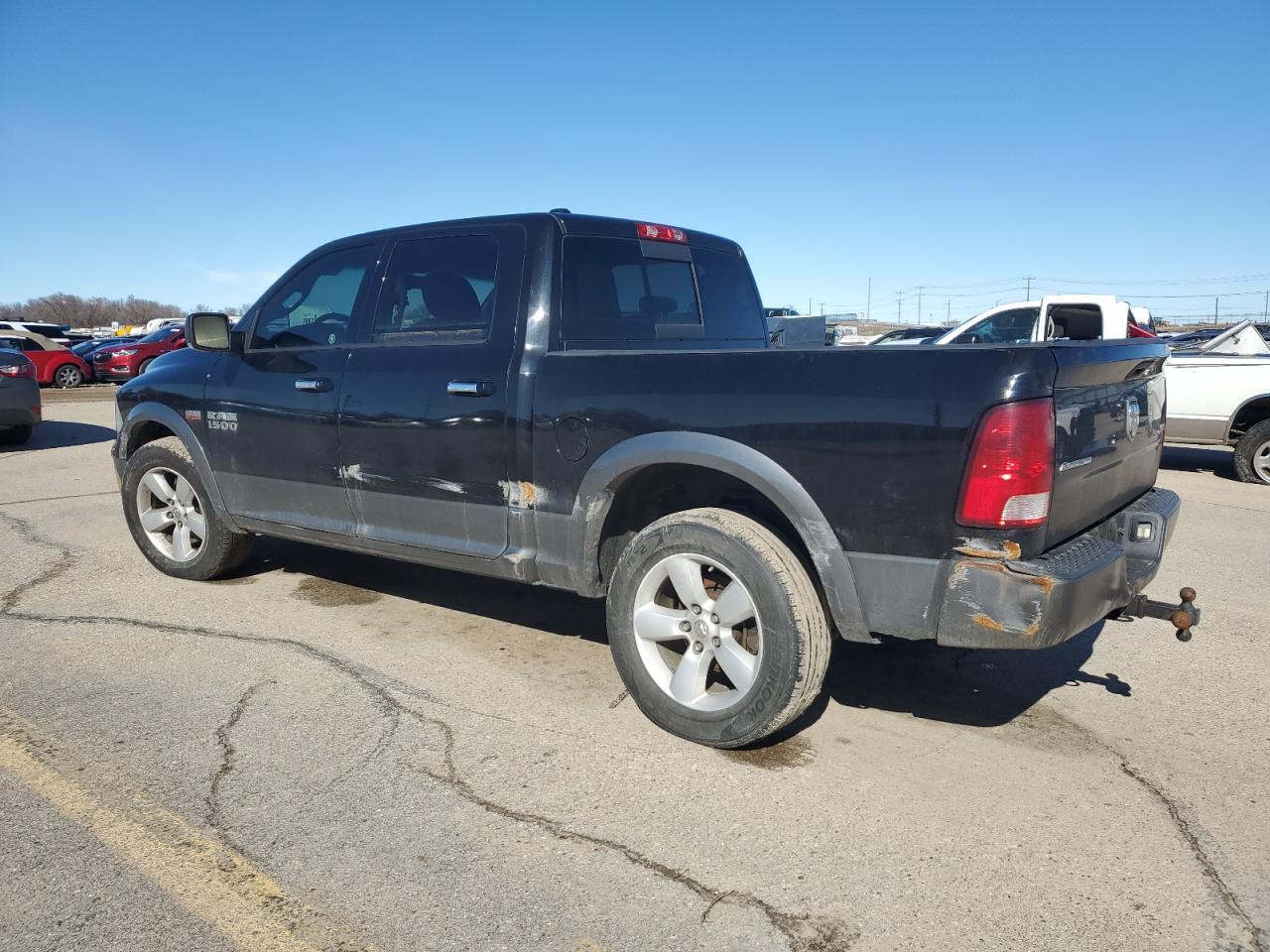 2013 RAM 1500 VIN 1C6RR7LTXDS552649 Copart auction photo, all over / undercarriage damage thumbnail 2