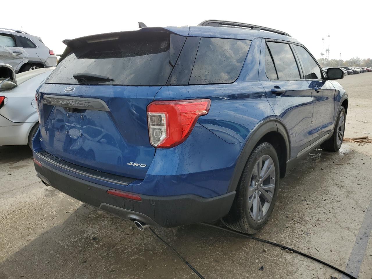 2022 Ford Explorer VIN 1FMSK8DHXNGA89913 Copart auction photo, front end damage thumbnail 3