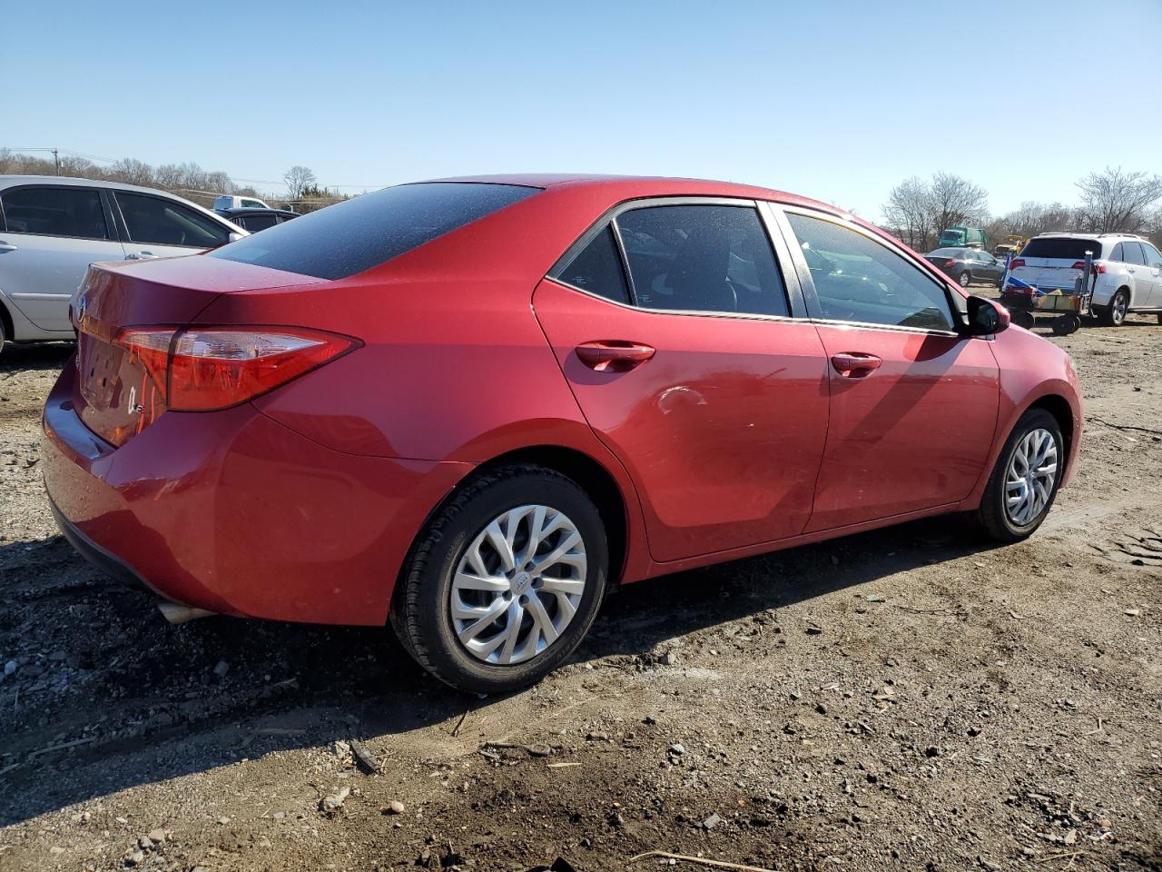 2019 Toyota Corolla VIN 2T1BURHE5KC224357 Copart auction photo, side damage thumbnail 3