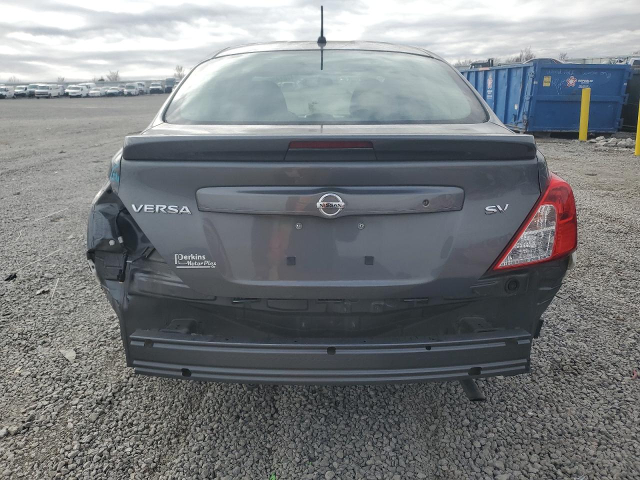 2017 Nissan Versa VIN 3N1CN7AP9HL839424 Copart auction photo, rear end damage thumbnail 6