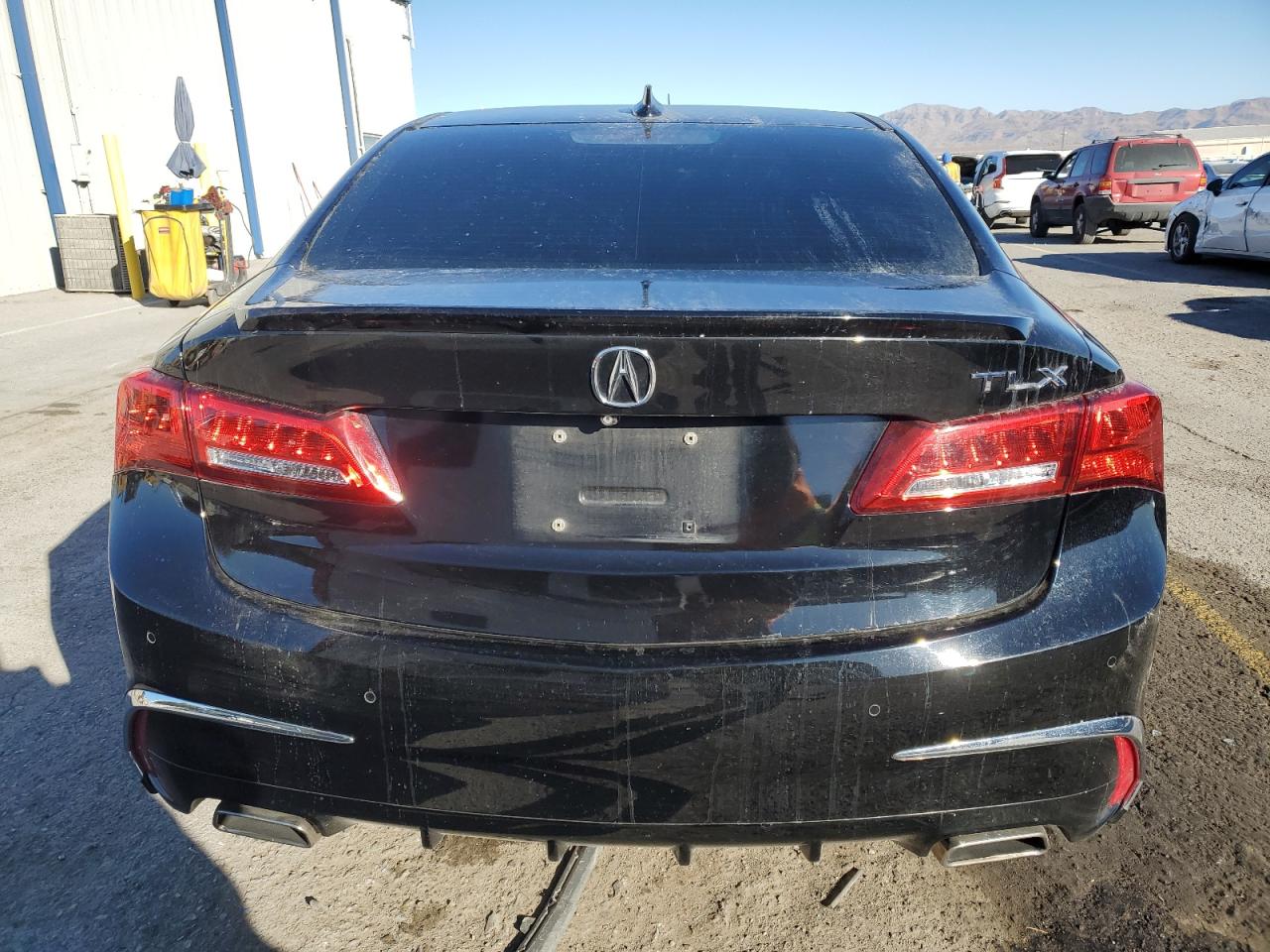 2018 Acura TLX VIN 19UUB2F77JA002322 Copart auction photo, burn - engine damage thumbnail 6
