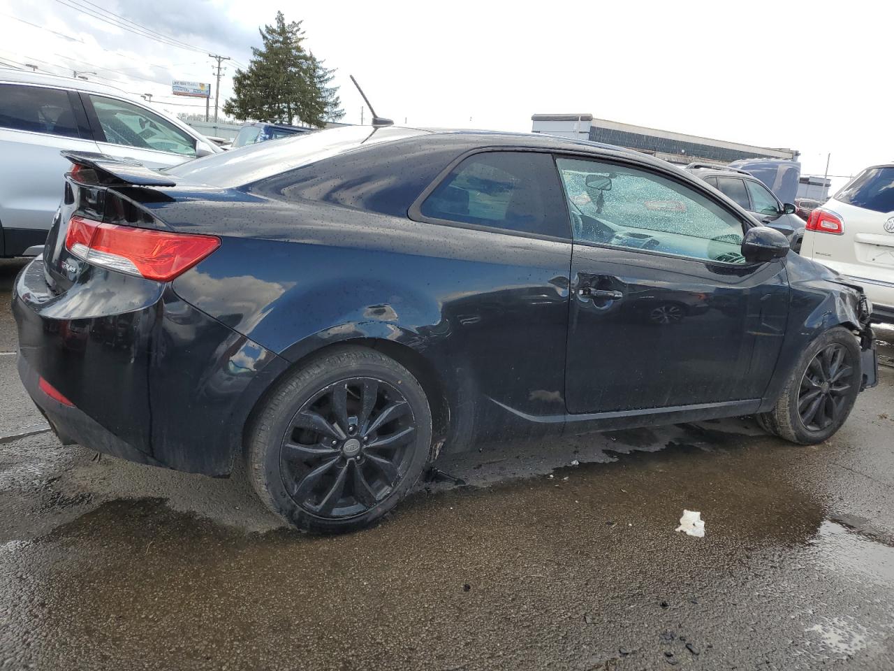 2012 KIA Forte VIN KNAFW6A34C5477930 Copart auction photo, all over / undercarriage damage thumbnail 3