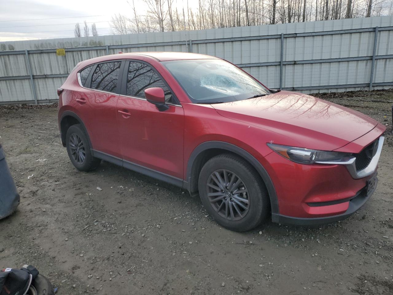 2021 Mazda CX-5 VIN JM3KFBCM0M0448382 Copart auction photo, front end damage thumbnail 4