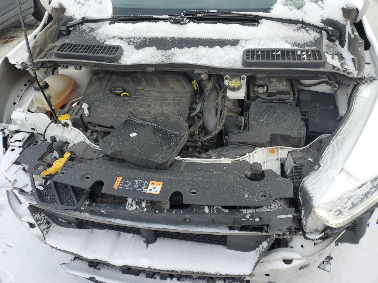 2017 Ford Escape VIN 1FMCU9JD0HUE33552 Copart auction photo, front end damage thumbnail 14