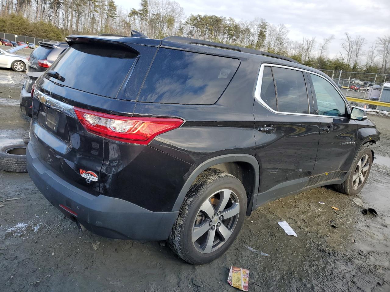2020 Chevrolet Traverse VIN 1GNEVHKW4LJ133468 Copart auction photo, side / mechanical damage thumbnail 3