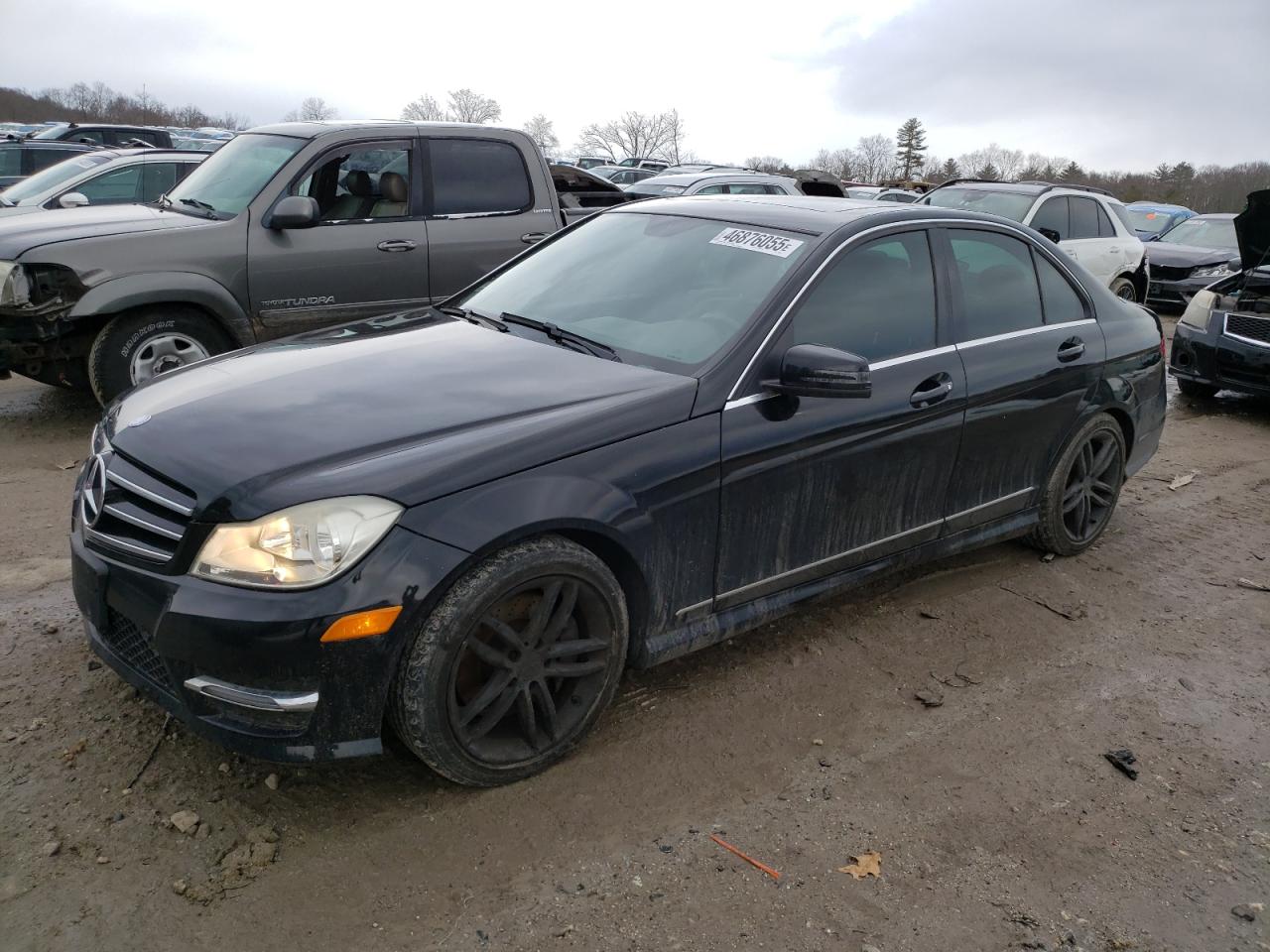 2014 Mercedes-Benz C-klasse VIN WDDGF8AB1ER318813