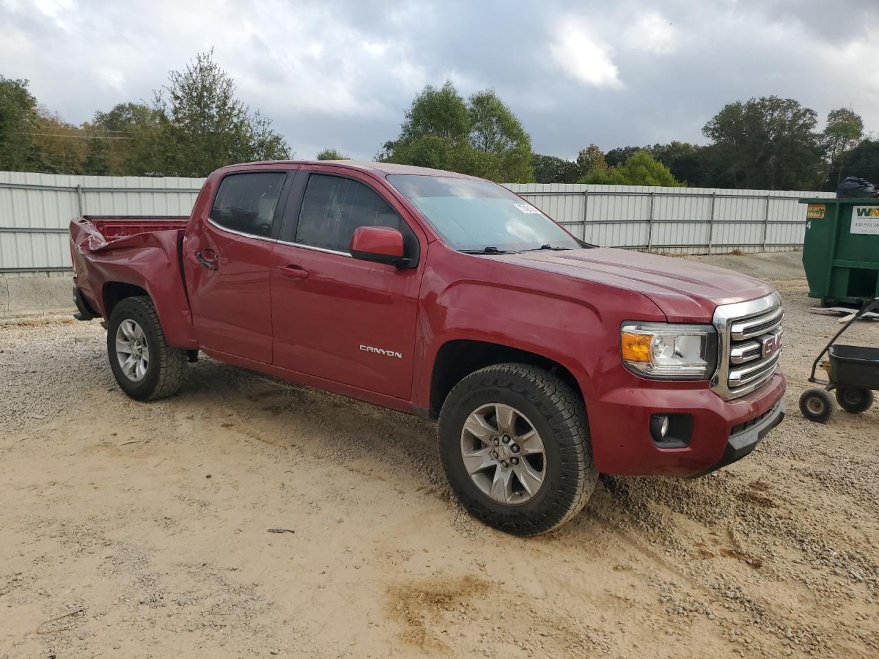 2018 GMC Canyon VIN 1GTG6CEN1J1113406 Copart auction photo, rear end damage thumbnail 4