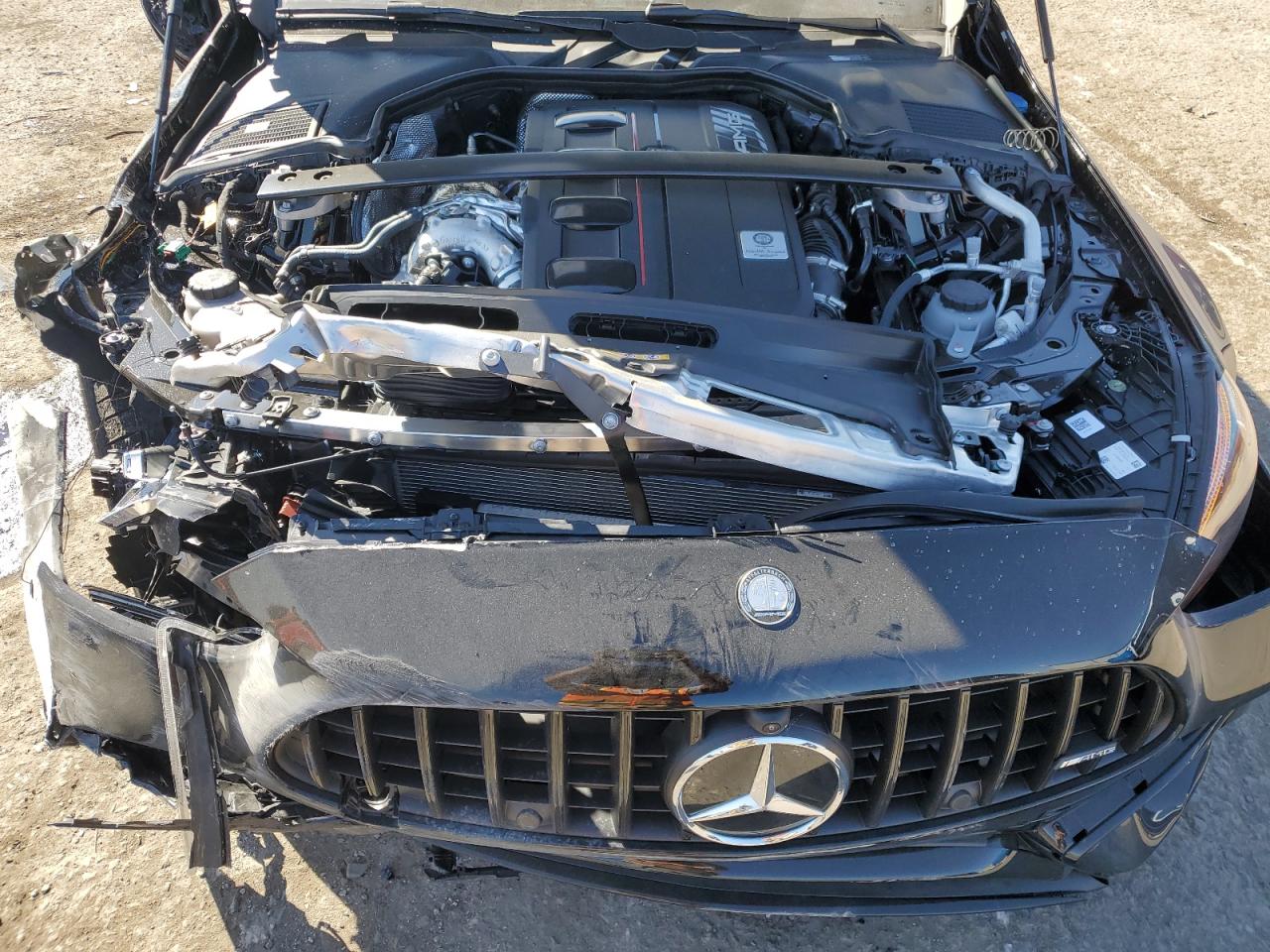 2024 Mercedes-Benz C-klasse VIN W1KAF8AB1RR236561 Copart auction photo, front end / side damage thumbnail 13