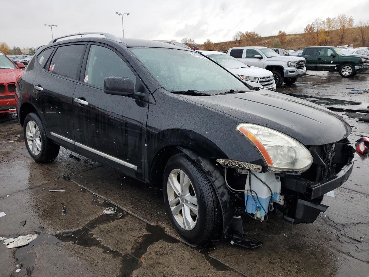 2012 Nissan Rogue VIN JN8AS5MV2CW417918 Copart auction photo, front end damage thumbnail 4