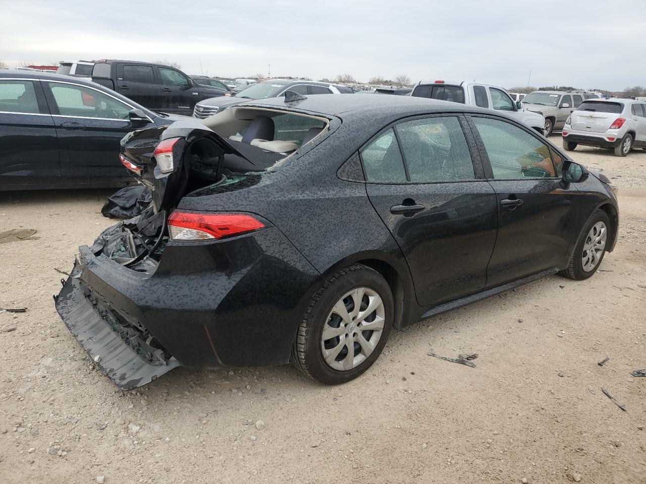 2020 Toyota Corolla VIN 5YFEPRAE3LP082722 Copart auction photo, rear end damage thumbnail 3