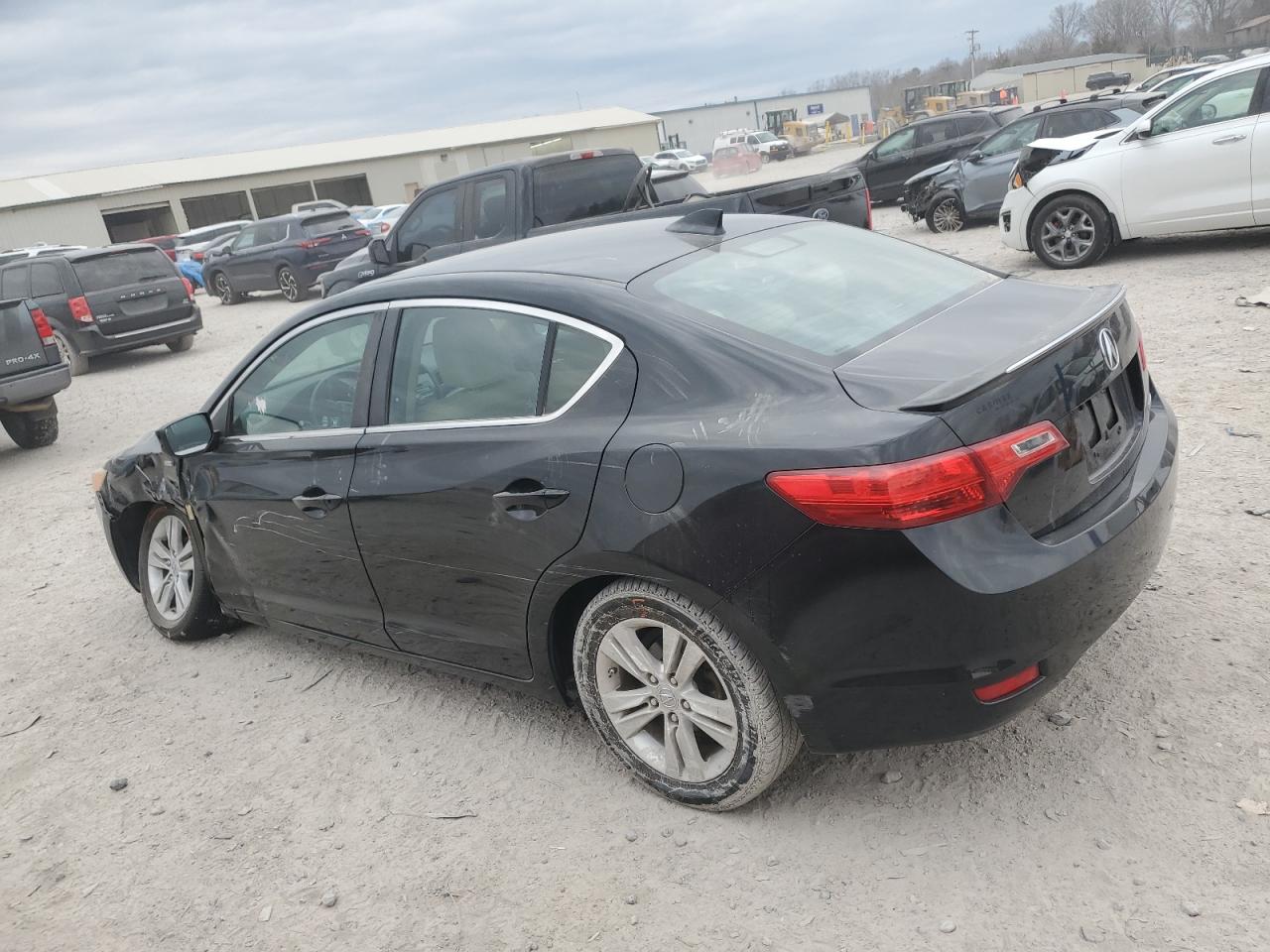 2013 Acura ILX VIN 19VDE3F77DE300844 Copart auction photo, front end / undercarriage damage thumbnail 2