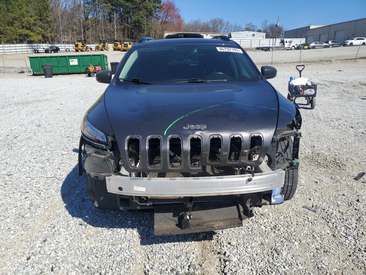 2017 Jeep Grand Cherokee VIN 1C4PJLAB1HW613587 Copart auction photo, front end damage thumbnail 5