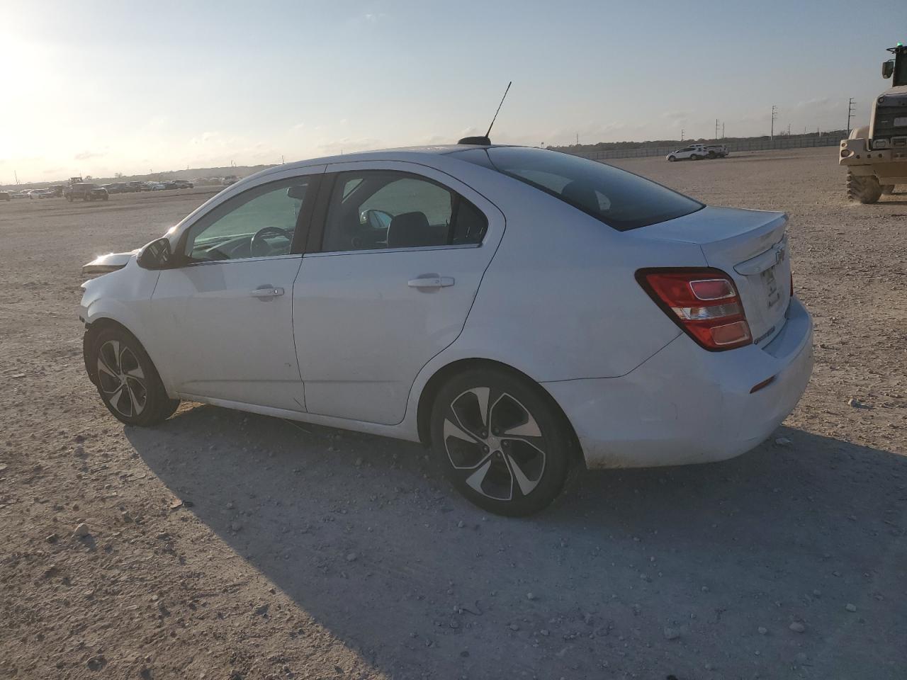 2017 Chevrolet Sonic VIN 1G1JF5SB8H4128465 Copart auction photo, front end / side damage thumbnail 2