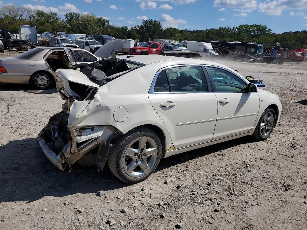 2008 Chevrolet Malibu VIN 1G1ZH57BX84244563 Copart auction photo, rear end damage thumbnail 3